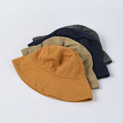 Fashion Spring Summer Solid Color Bucket Hat Cotton Women Man Travel Sun Hat Retro Casua Adult Fisherman Caps Girls Hip Hop Hat