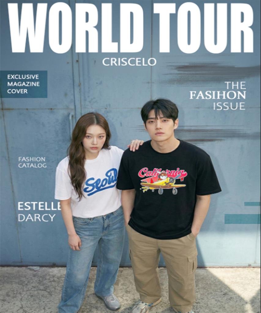 CRISCELO (Unisex) Brooklyn T-Shirt - (White 20S Oversized Fit)
