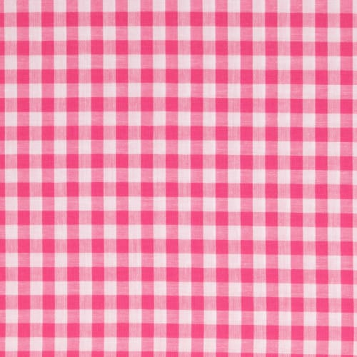 

KIYOHARA Gingham Check 6mm Fabric Approx. 110cm Width x 1m Cut Col.PI Pink G1002-1