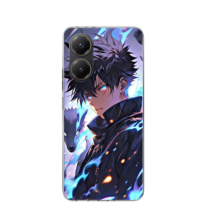 Kaisen J-Jujutsu Fushiguro Megumi Phone Case For Xiaomi Poco X3 X5 X6 X7 X4 Nfc F7 Ultra F6 F5 Pro F4 Gt F3 M6 M5S M4 M3 Art Cov