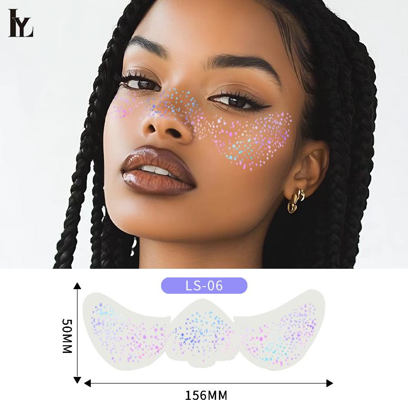 Europäische & Amerikanische Laser Sommersprossen Aufkleber - Temporäre Gesichts Make-up Simulationsaufkleber