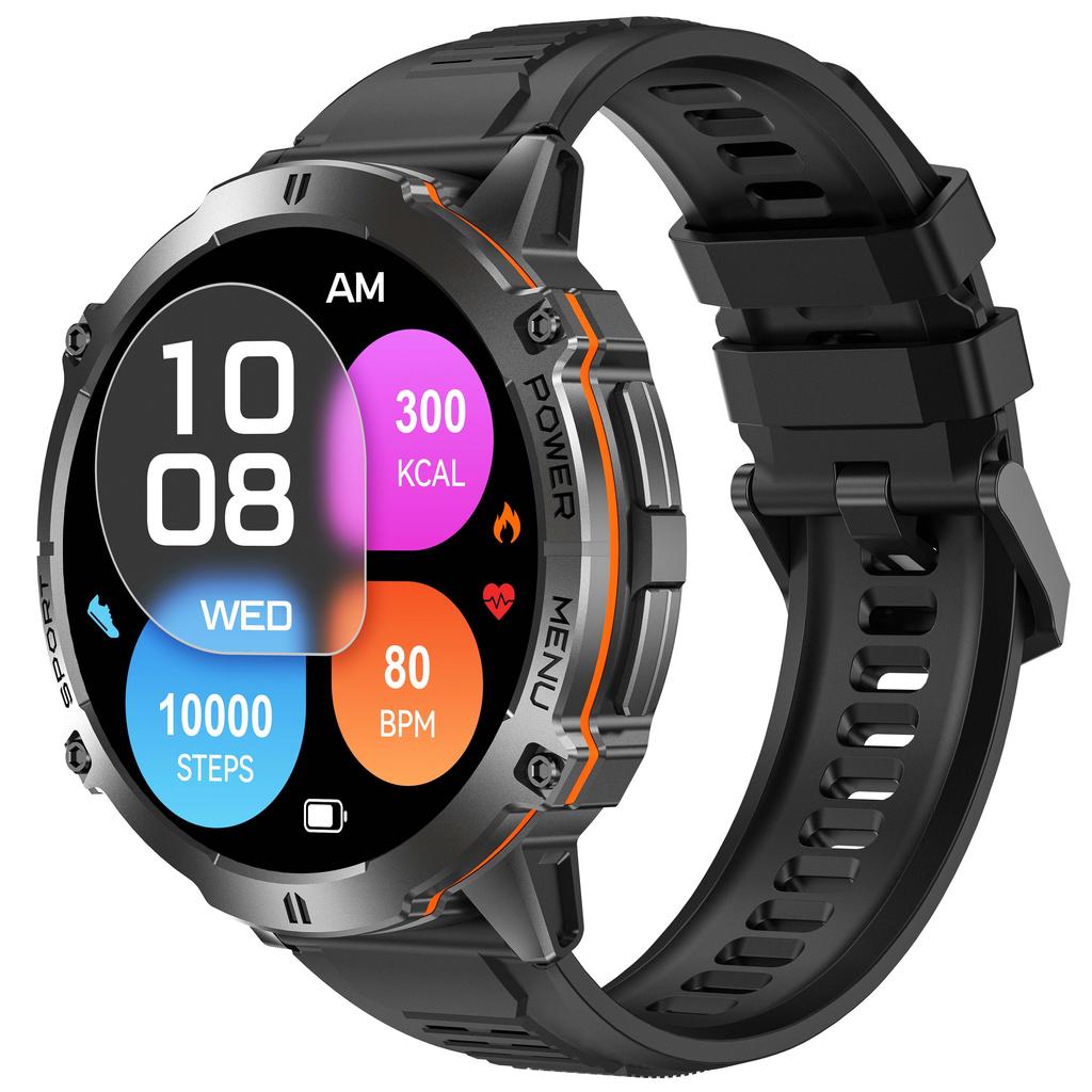 VALDUS Compass Barometer Magnetic Charging 1.73 Inch AMOLED Screen Smartwatch Breathing Training VD45 PRO Outdoor Smart Watch