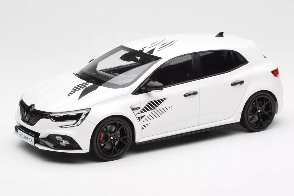 NOREV Scale Renault Megane Ultime 2023 Pearl White Diecast Model Car 1/18 R.S. [Used]