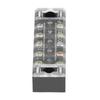 5pcs Dual Row 5 Positions 600V 15A Screw Terminal Block+10 Pre Insulated Terminal Barrier Strip