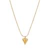 Ramos Temperament Heart Pendant Chain Necklace for Women Stainless Steel Stylish Choker Necklace Zircon Party Gift