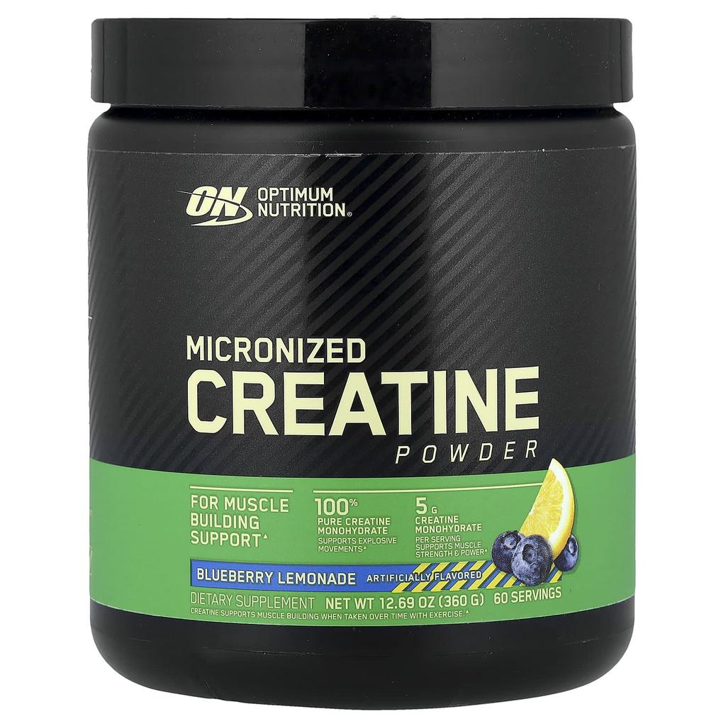 Micronized Creatine Powder, Blueberry Lemonade, 360G(12.69Oz)