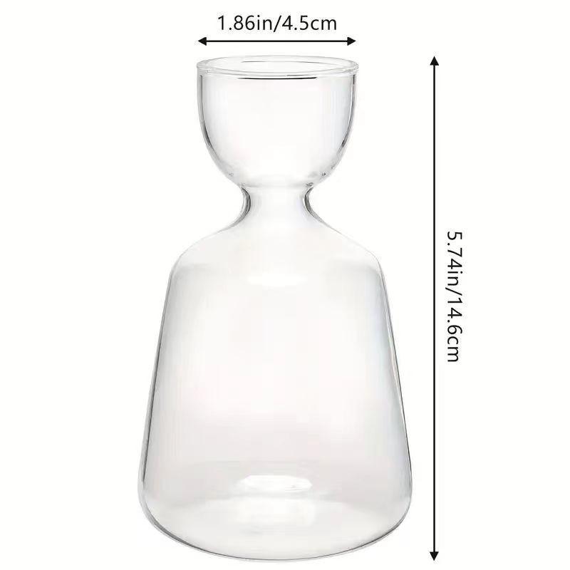 Transparent High Borosilicate Glass Hydroponic Avocado Seed Growing Vase