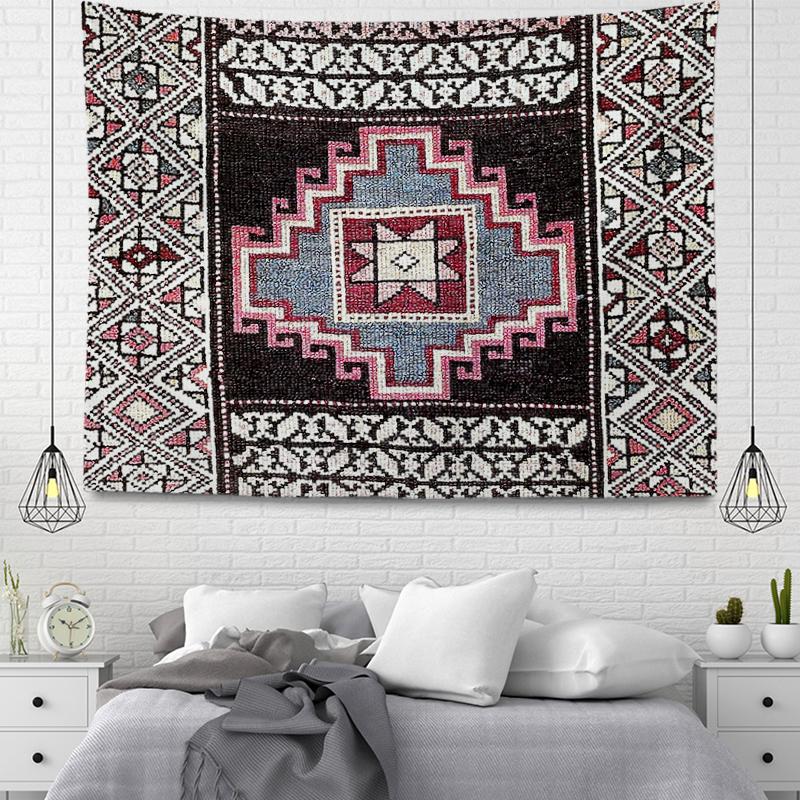 Home decoration Wall tapestry aesthetic room boho accessories wall hanging fabric autumn mandala decor vintage Morocco Bedroom
