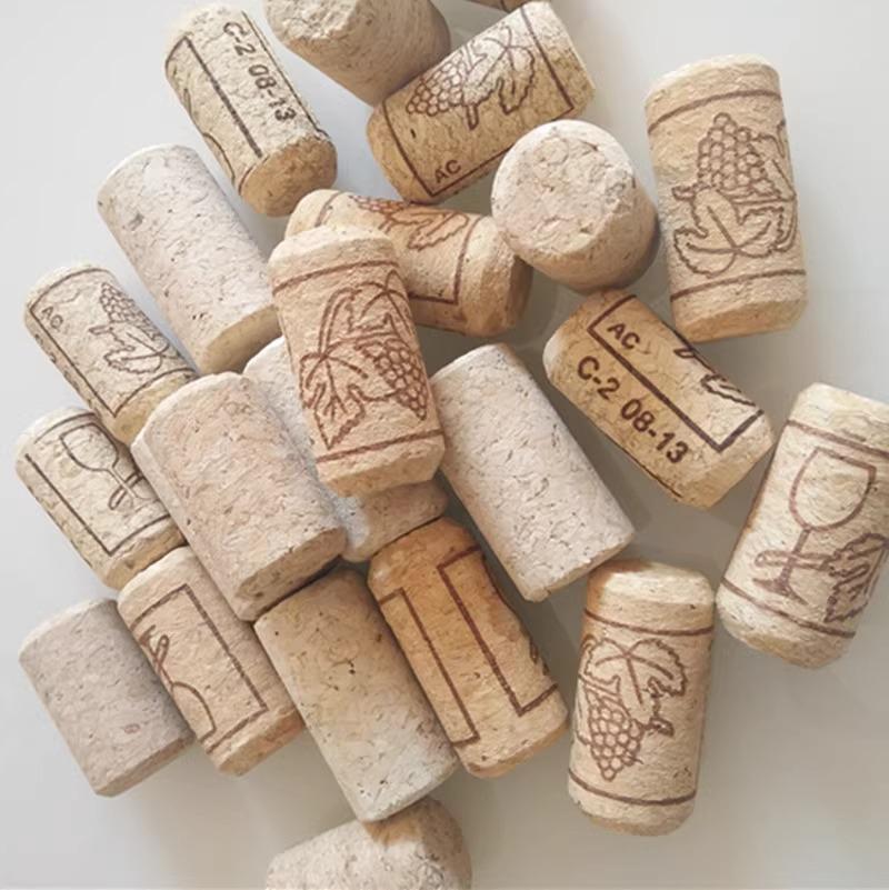 Red Wine Granulated Cork Bottle Stopper | Natural 1+1 Cork