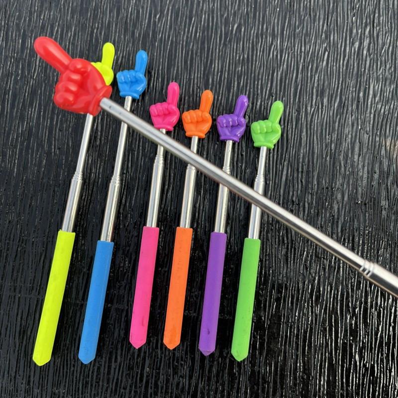 

Macaron Color Retractable Stainless Steel Pointer Stick for Teaching and Reading