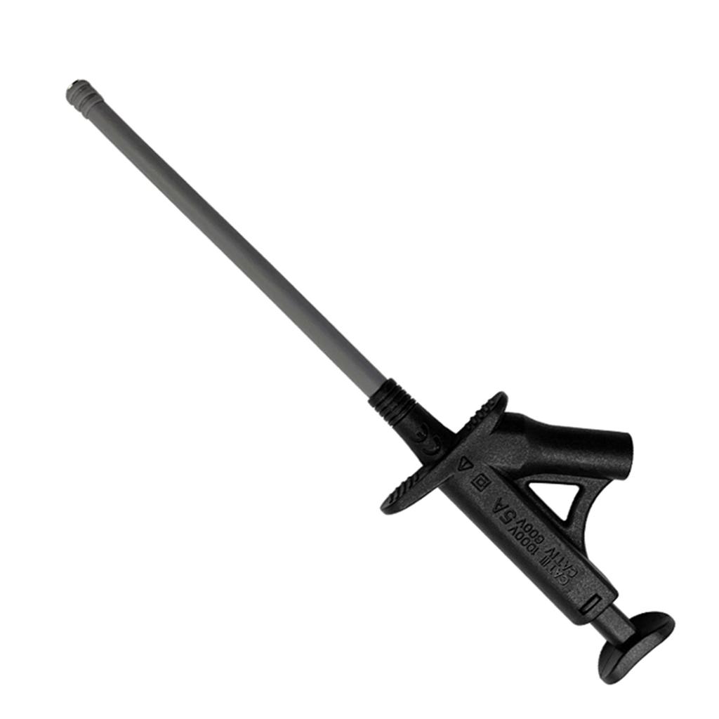 J.30042 Quick Test Hook Clip 4MM Banana Socket Professional Insulated High Voltage Flexible Grabber Probe Test Hook Clip