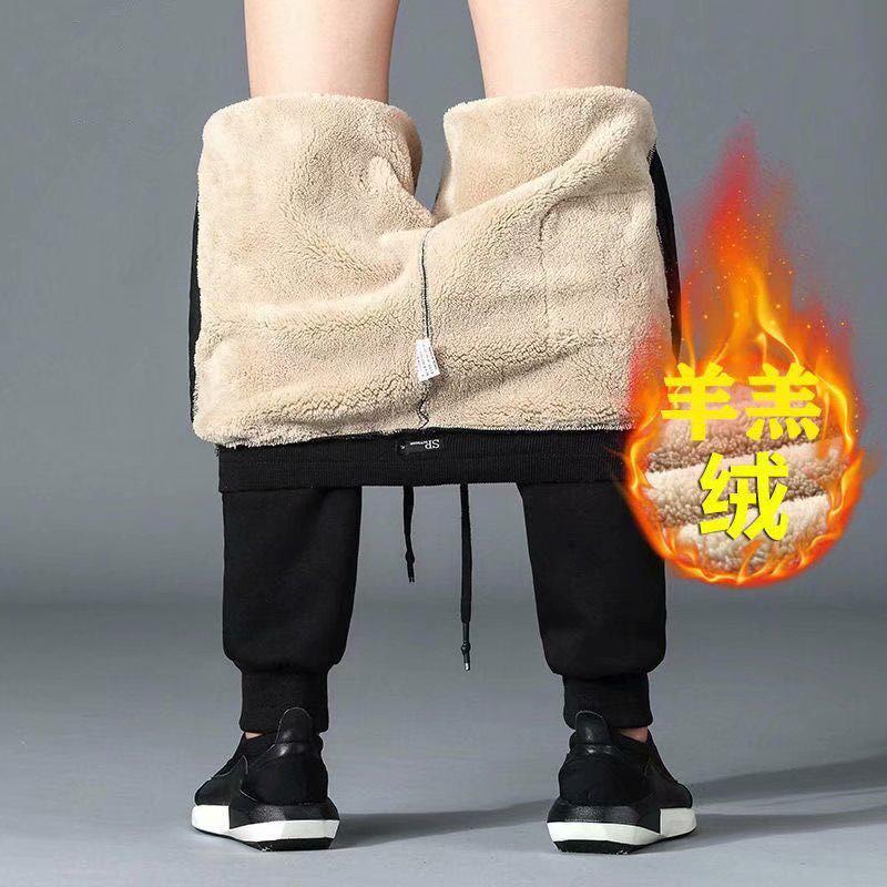 Men's Lambskin Hooded Cardigan: Fleece-Lined, Loose-Fit Sweater for Autumn & Winter