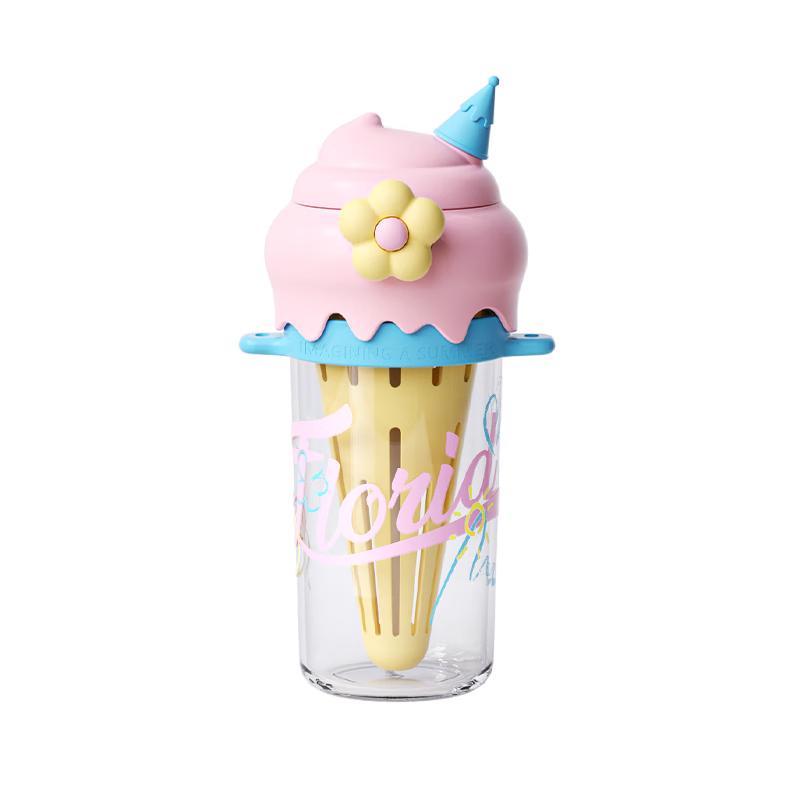 Bablo V Portable Kids Ice Cream Straw Cup