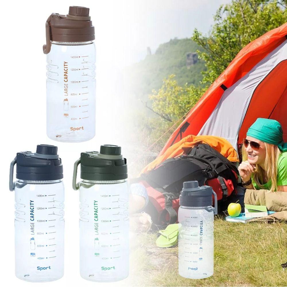 1.5L Clear Drink Bottle Leakproof Travel Kettle New Sports Water Bottle