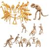 Realistic Dinosaur Skeleton Model Toy 12 Types Of Archaeological Excavation Dinosaur Skeletons