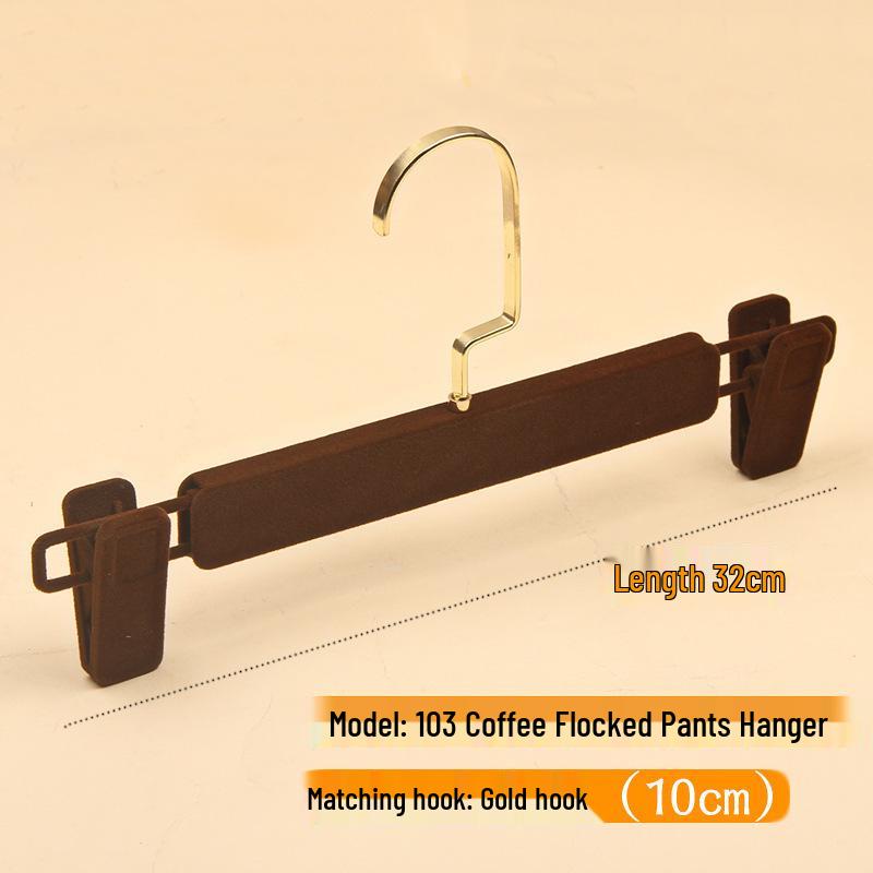Women's Non-Slip Wide Shoulder Flocking Hanger for Wedding Dresses