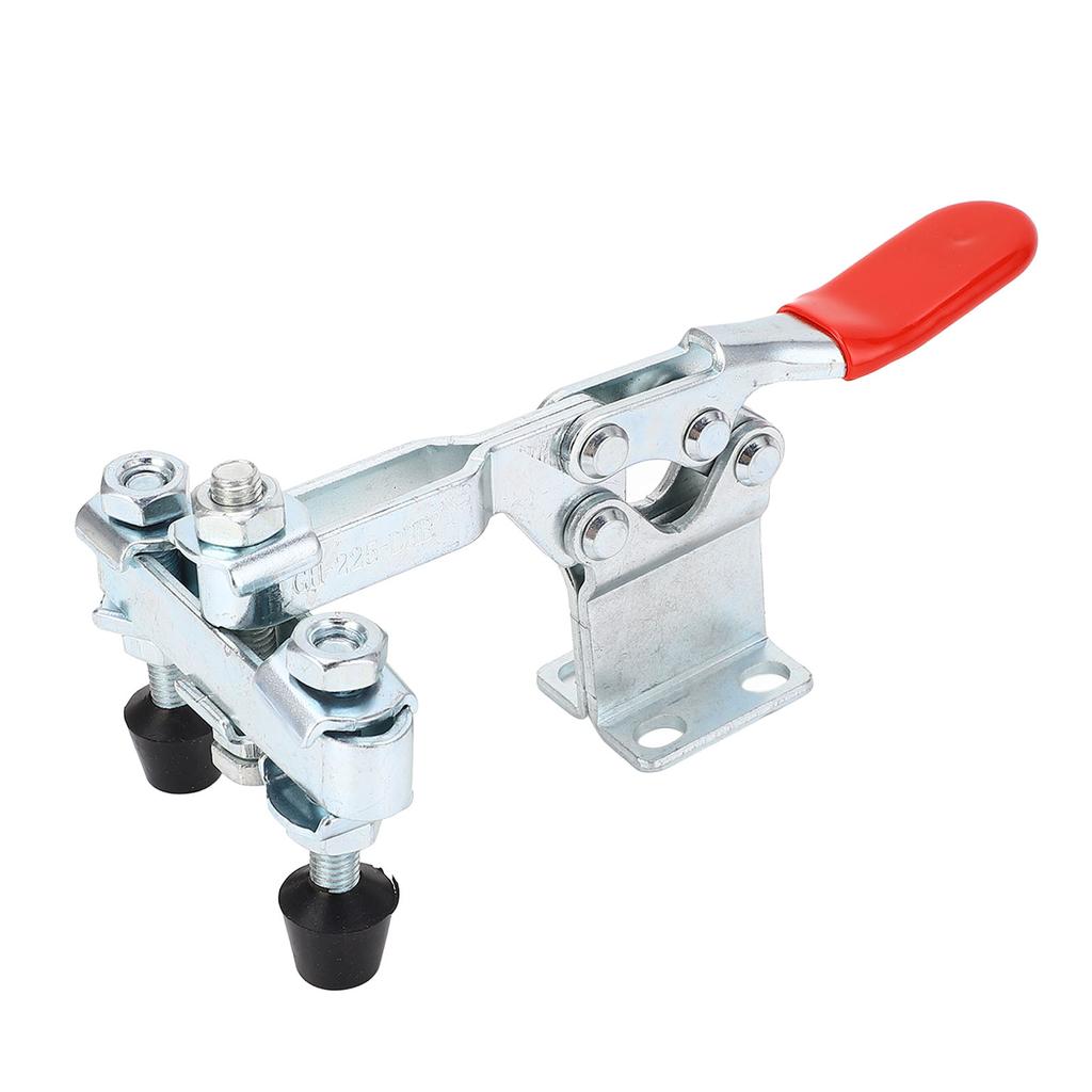 Horizontal Clamp Dual Head Quick Release Iron 500lb Holding Capacity Toggle Clamp