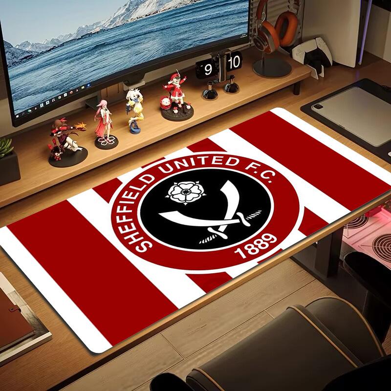 Sheffield United Print Cushion Non-slip Laptop Tablet Big Mousepad XXL Mat Mini PC Playmat With Lock Edge