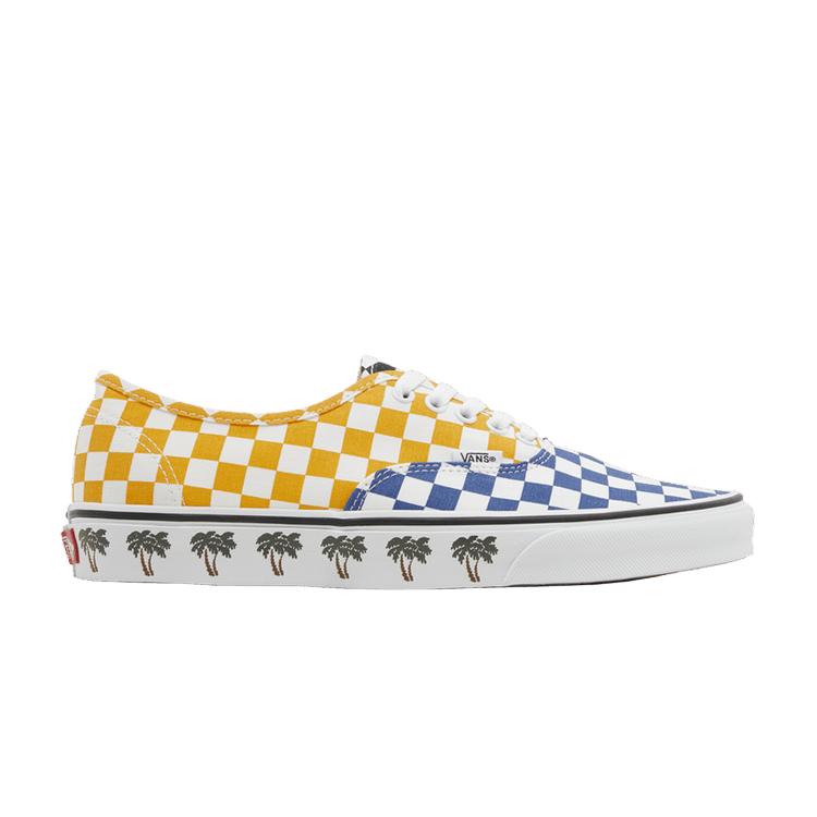 Vans Authentic Sidewall Palm Tree Checkerboard 35