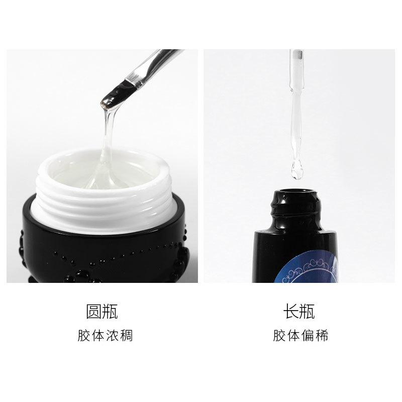 Adeziv puternic pentru arta unghiilor, lăsat în interior și îngroșat, a doua generație, găurit pentru unghii, bijuterii, adeziv lipicios cu diamant