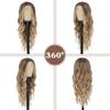Long Wavy Wig 26 Inch Gradient Blonde Wig Women Natural Cute Wigs Suitable For Daily Party
