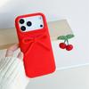 3D Bow Anti-Fall Silicone Phone Case, Compatible with iPhone 14/13/12/11/10 PROMAX