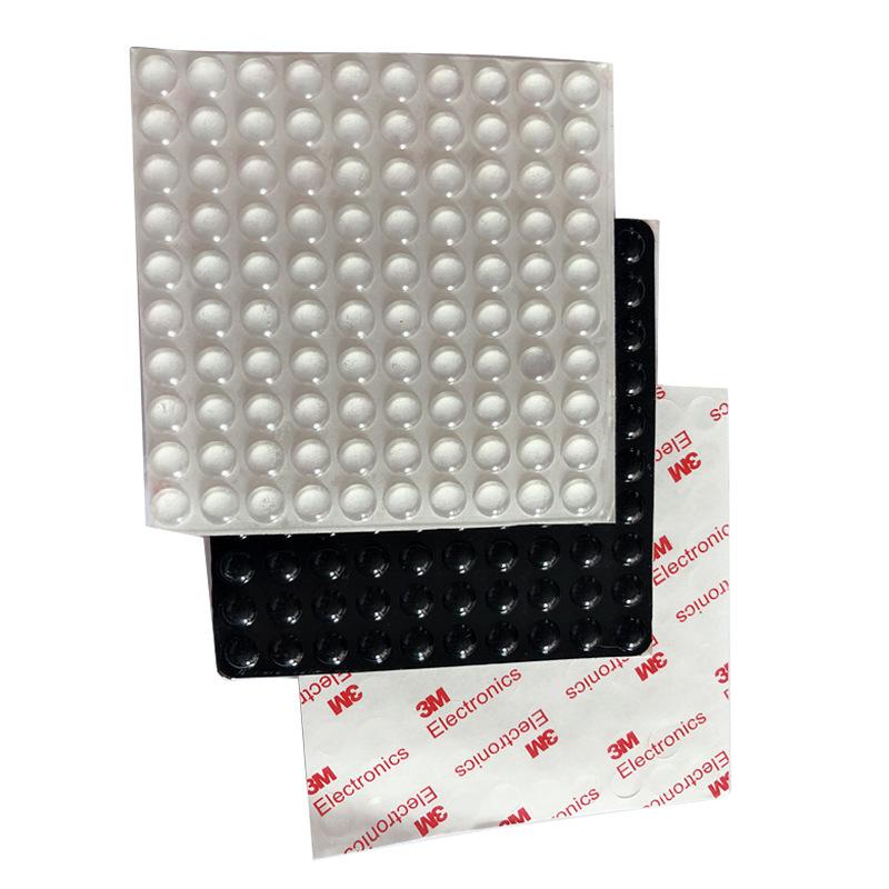 100Pcs Soft Silicone Rubber Anti Slip Bumpers Feet Pads Damper Buffer Cabinet Bumpers Silicone Furniture Pads Drawer Door Pad