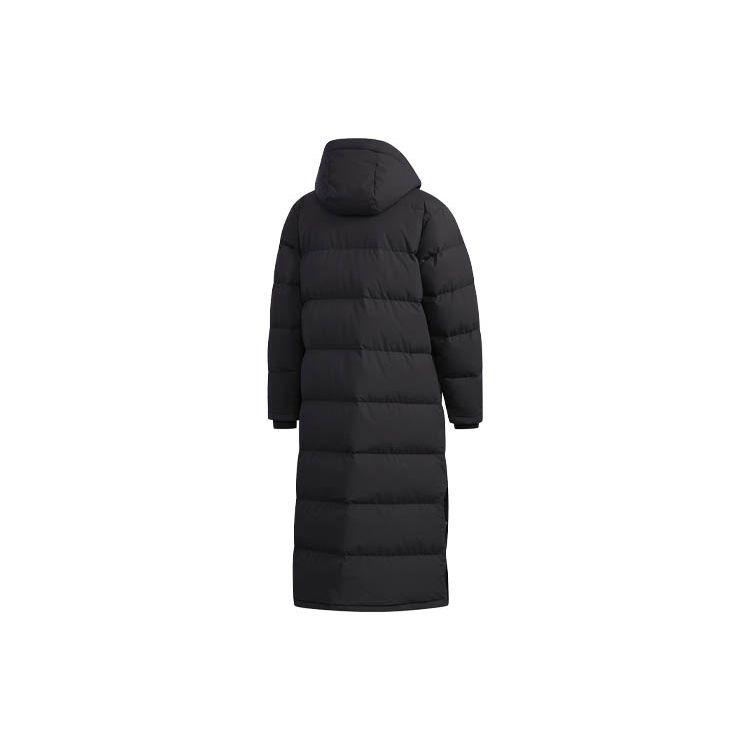 Adidas Xplr Down Bench Mid-Length Hooded Down Jacket Men Outerwear Black FJ9241