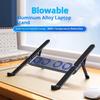 Portable Multiple Angled Laptop Coolers Silents Cooling Fan Foldable Tablets Holder For 10-17inch Devices