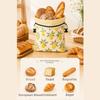 Linen Cotton Beeswax Bread Bags Lock Closure Beeswax Coated Bags New Bread Storage Bag  for Baking