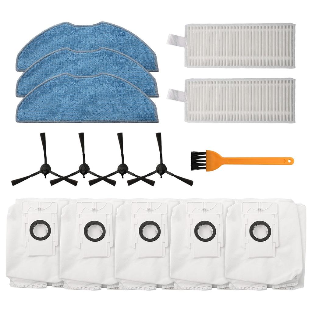 For EZVIZ RE4 Plus RE5 Plus Mop Cloth Dust Bag Side Brushes Filter Set