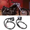 2pcs 1in Motorcycle Handlebar   Headlamp Turn Signal Horn Gear Control Button  