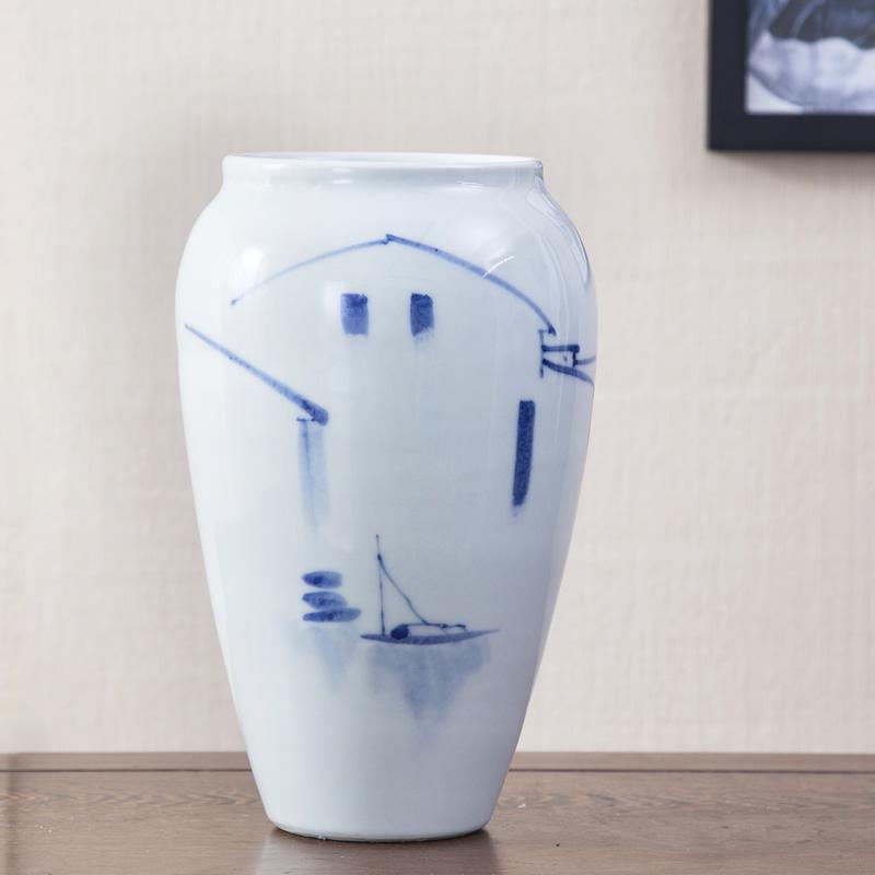 Jingdezhen Ceramic Vase for Floral Arrangements - Home Decor Ornament