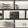Deli 25cm Fingerprint & Password Home Office Security Safe