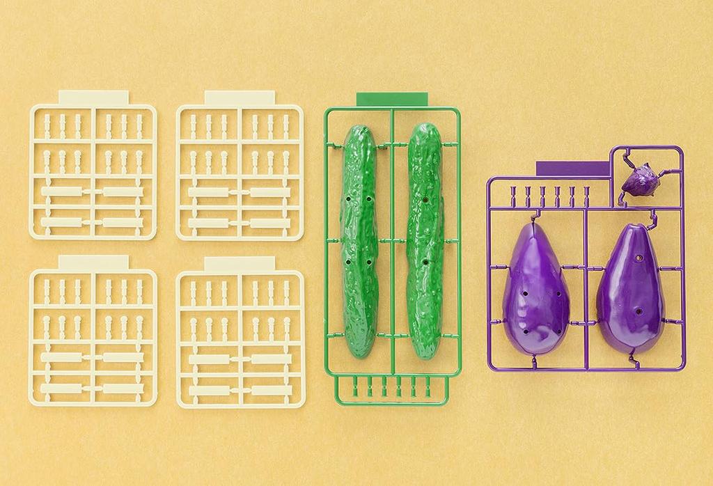 Syuto Spirit Horse Plastic Model Cucumber and Eggplant Scale Assembled Plastic Model 1/1