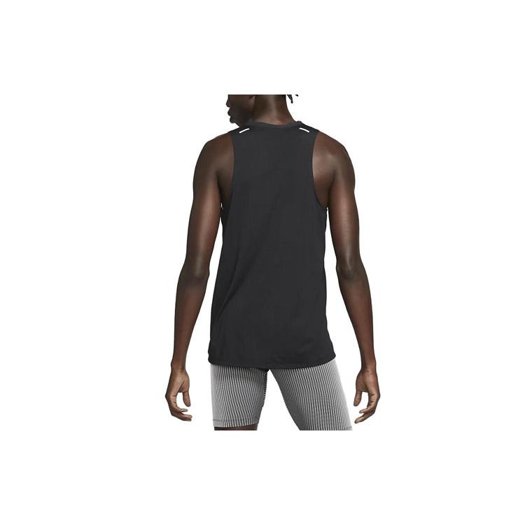 Nike Tank Tops Men's Black Crew Neck Moderate Straight Fit CZ9179-010