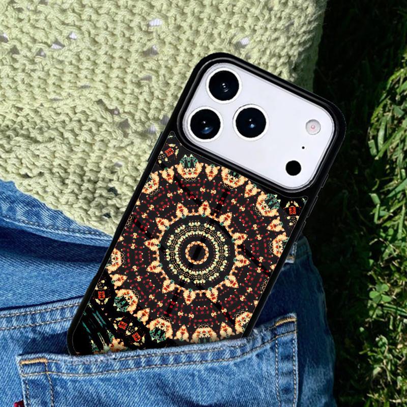 Abstract Mandala Phone Case Cover for IPhone 11 12 13 14 15 16e 17 Pro Max Coque for IPhone 17 Air