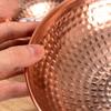 Tibetan Red Copper Bowl Fruit Dish Auspicious 21 CM Buddhism Engraving Plate Altars Food Tray Desktop Indoor Home Decorative