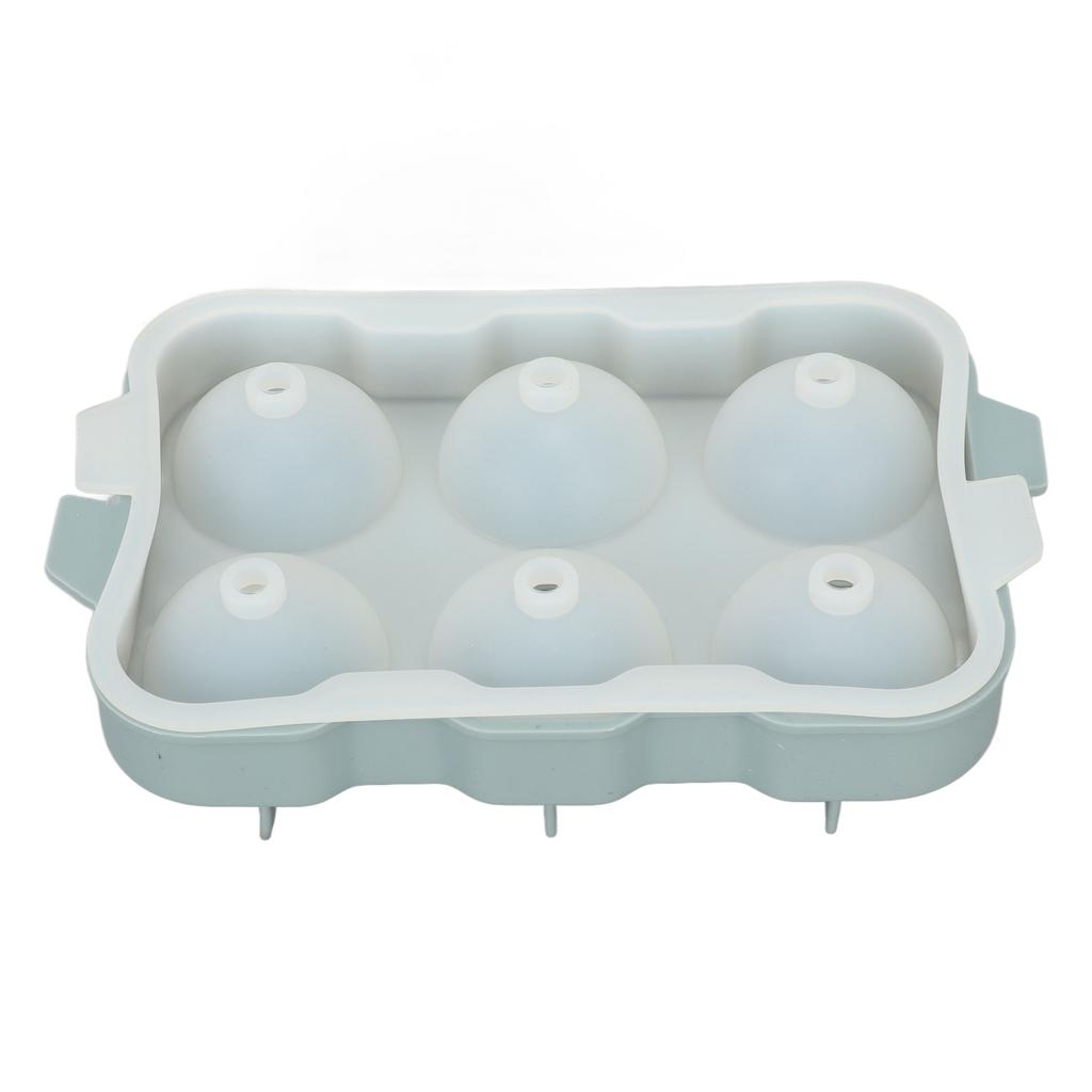 Silikon Eiswürfelform DIY Eisform mit sechs Löchern zur Aufbewahrung von Getränken Cocktails Wein Kaffee