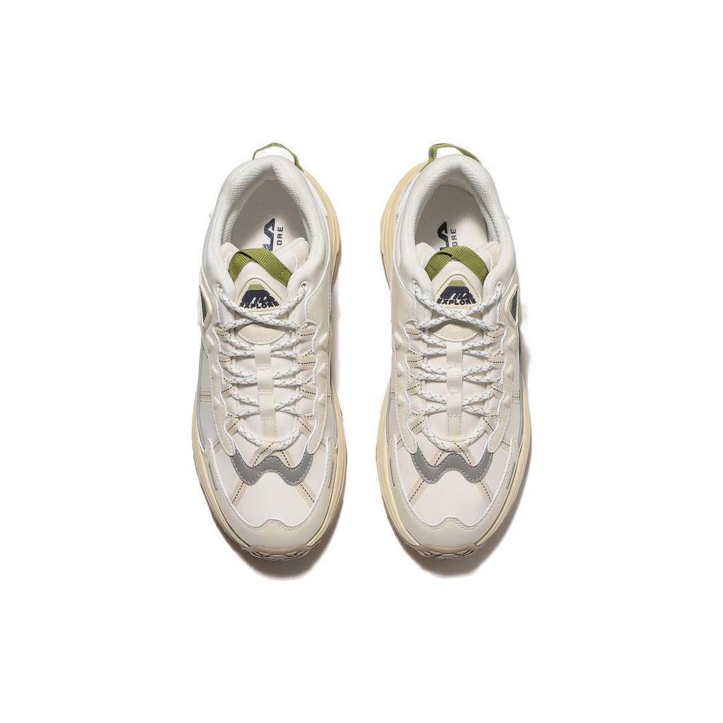 FILA Explorer Rock Blunt Textile, Leather Low top Casual Shoes Unisex Beige Korean Style 1JM01763E_924