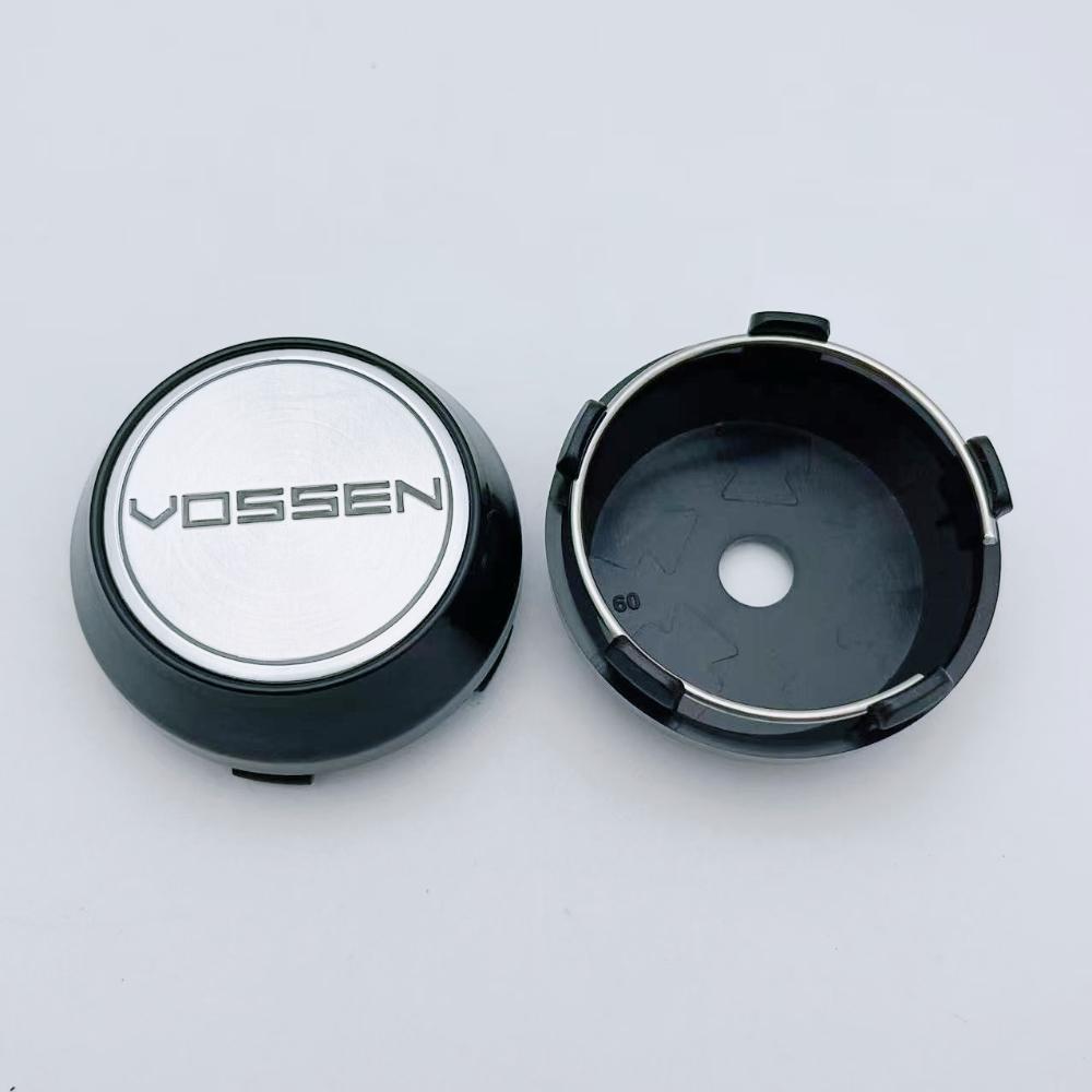 4pcs 60mm 64mm 65mm 68mm 69mm Vossen Logo Emblem Badge Car Wheel Center Caps High Cap Wheel Hubcaps Rim Cover Car Accessories