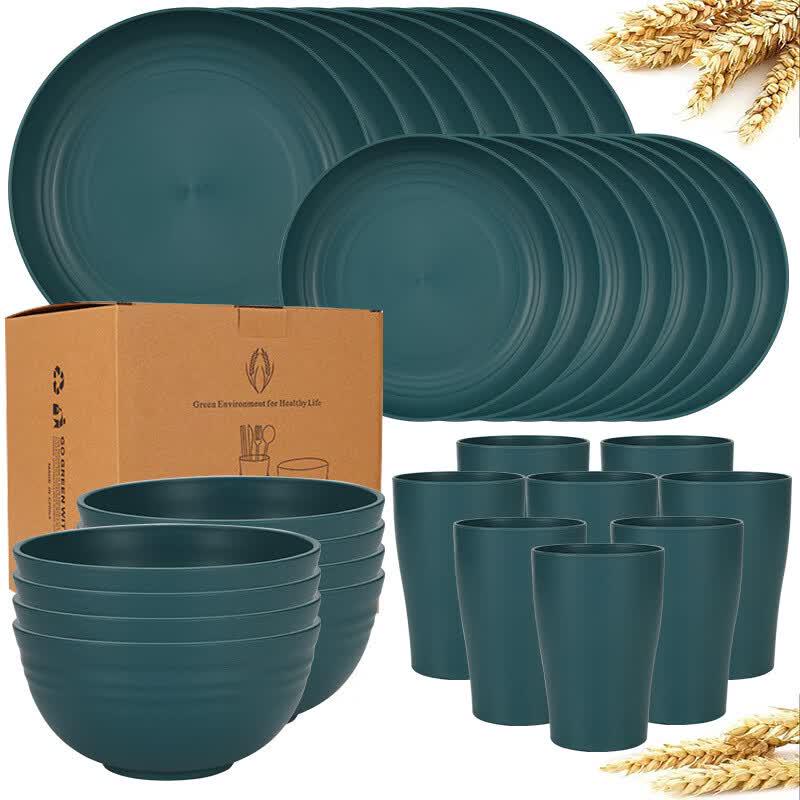 Bingyue Wheat Straw Dinnerware Set