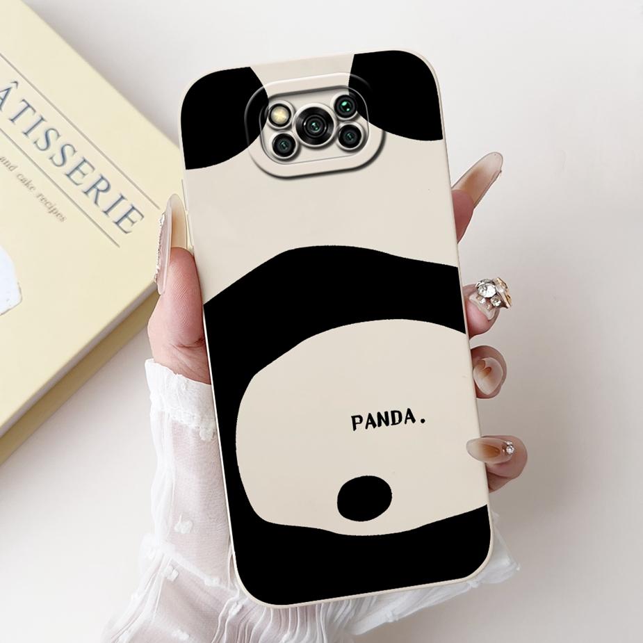 

Для Xiaomi Poco X3 Pro Чехол PocoX3 NFC Милая Панда Мультяшный Чехол Мягкий Силиконовый Чехол для Телефона Для Xiaomi Poco X3 NFC PocoX3 Pro Оболочка Xiaomi Poco X3