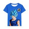 Anime Dragon Ball T-shirt Mans Goku Short Sleeve Super Saiyan Kakarot Vegeta Casual Streetwear Boys Clothes
