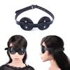 Manyjoy Pu Leather Eye Mask  Bondage Blindfold Adult Game Sex Toys For Couples Sexy Erotics Tools Sex Aid Party Unisex