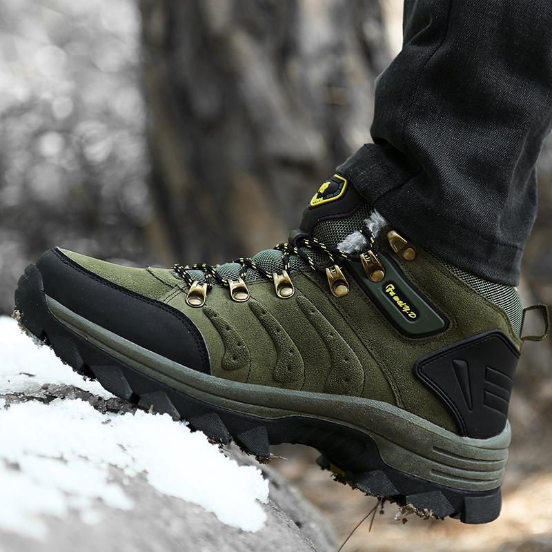 Мужские брендовые зимние ботинки для снега — фото 8