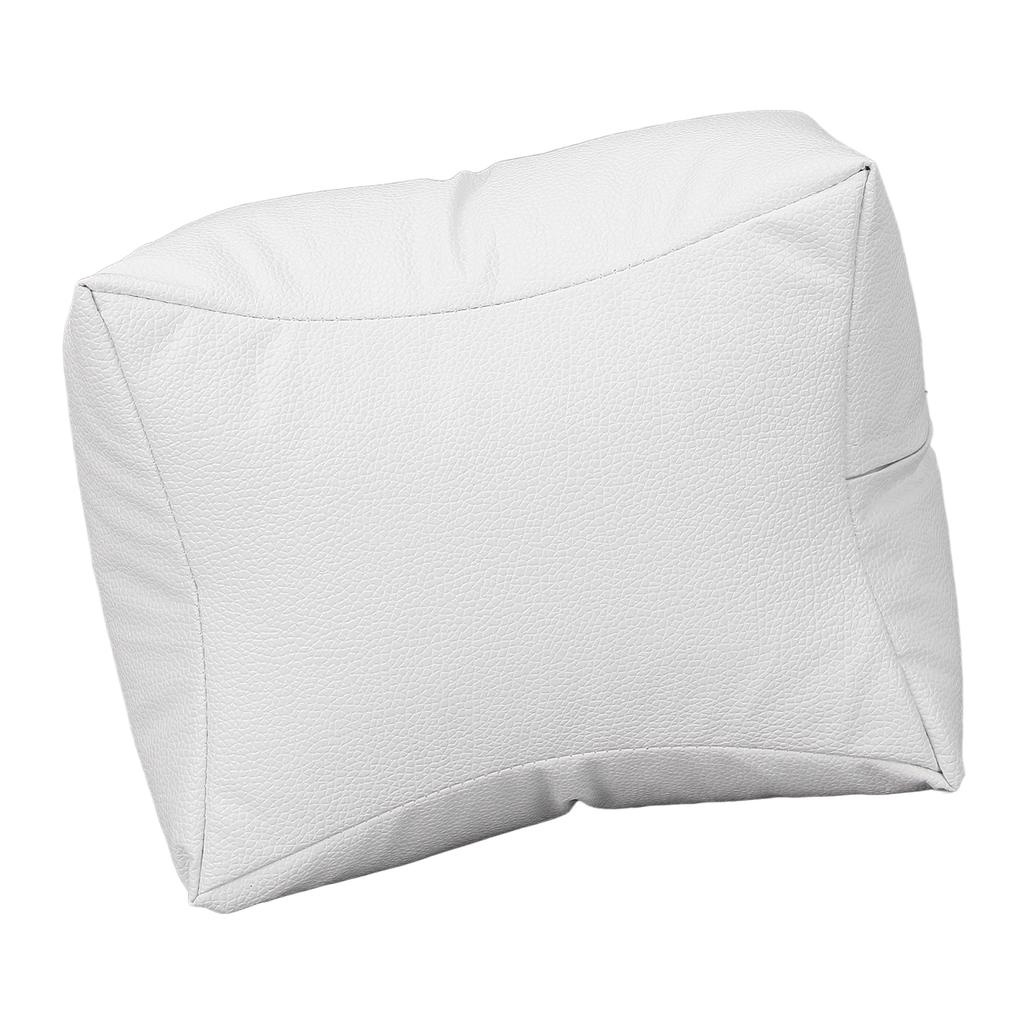 Almohada de Mano para Uñas Piel Sintética Suave 3 Alturas Desmontable Impermeable Cojín Reposabrazos para Salón de Uñas