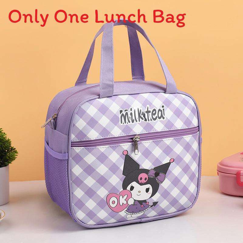 Kids Lunch Bag With Cartoon Design And Oxford Fabric For School And Travel