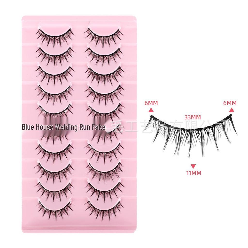 Thick Slanted Black Fox Eye False Eyelashes