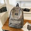 Simple and Versatile Backpack On Campus  High School Students' Large Capacity Leisure  Light Shoulders for Men and Women.